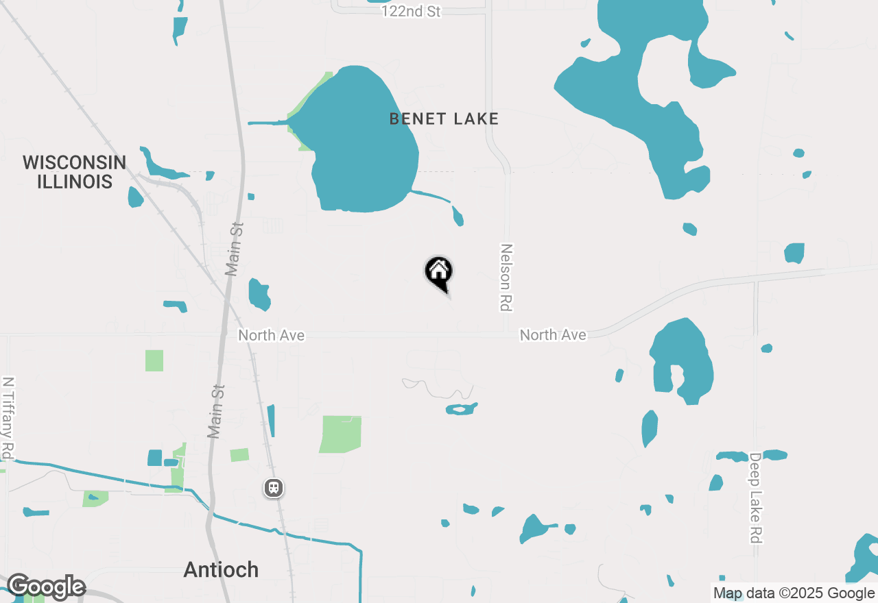 Map of 338 Maplewood Drive, Antioch, IL 60002