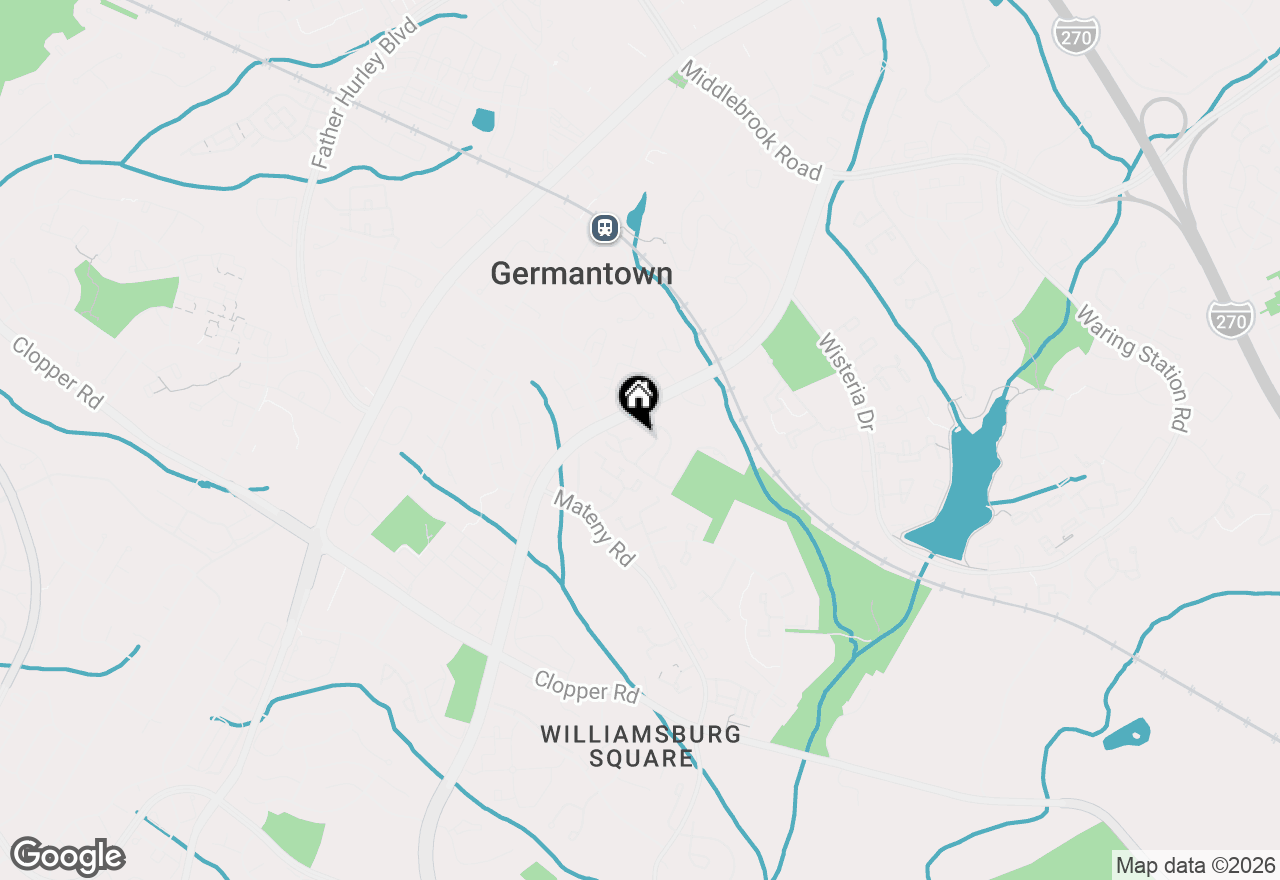 Map of 13001 Robins Nest Terrace, Germantown, MD 20874