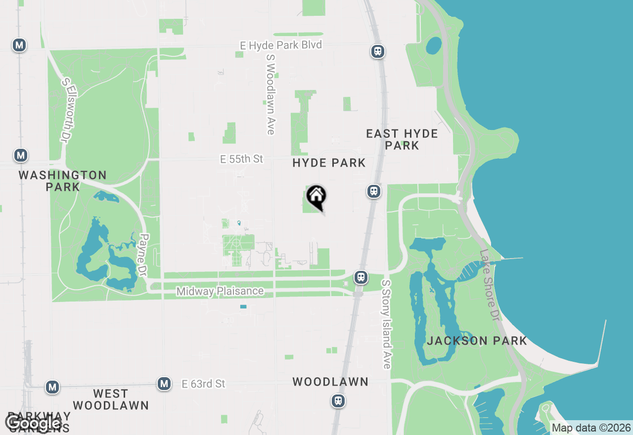 Map of 1359 E 57th Street #1, Chicago, IL 60637