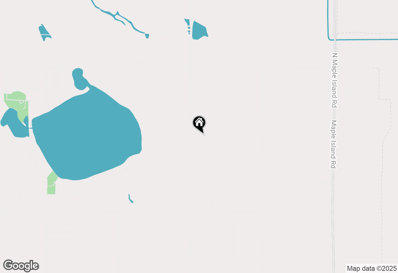Map of 224 N Hilton Park Road, Muskegon, MI 49441
