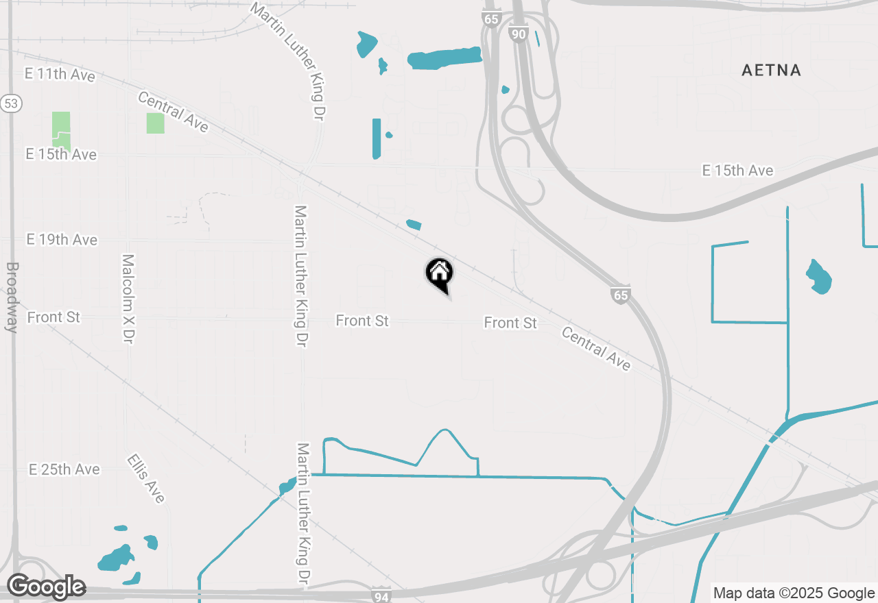 Map of 2224 E 20th Avenue, Gary, IN 46407