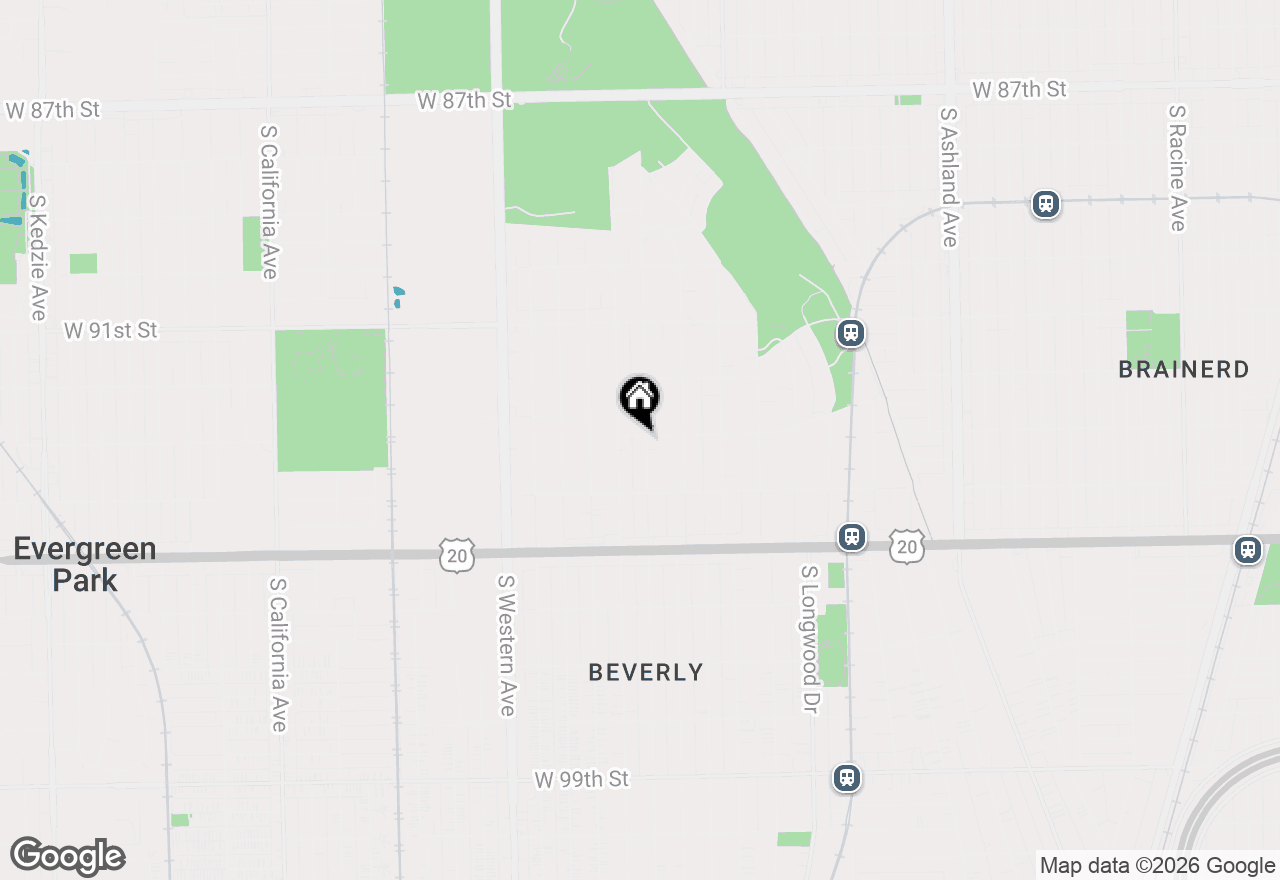 Map of 9300 S Hamilton Avenue, Chicago, IL 60643