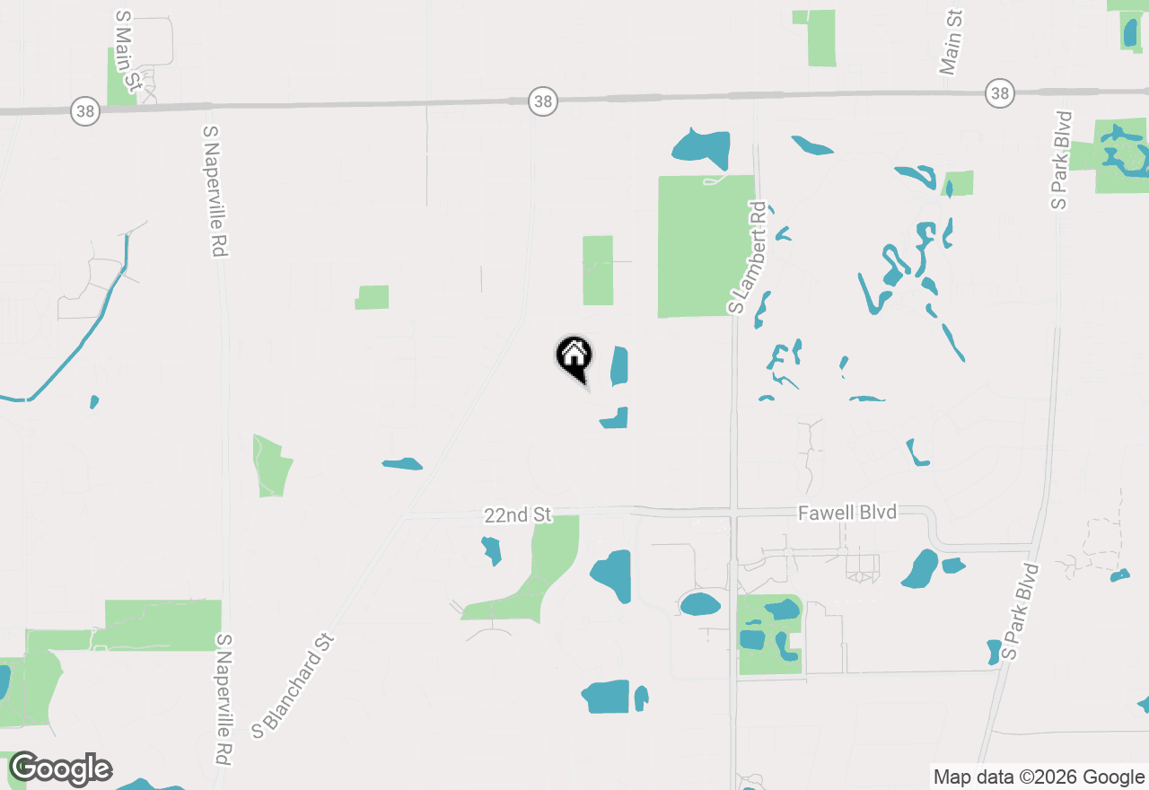 Map of 1581 Groton Lane, Wheaton, IL 60189