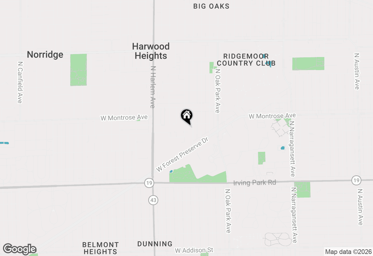 Map of 4249 N Sayre Avenue, Norridge, IL 60706