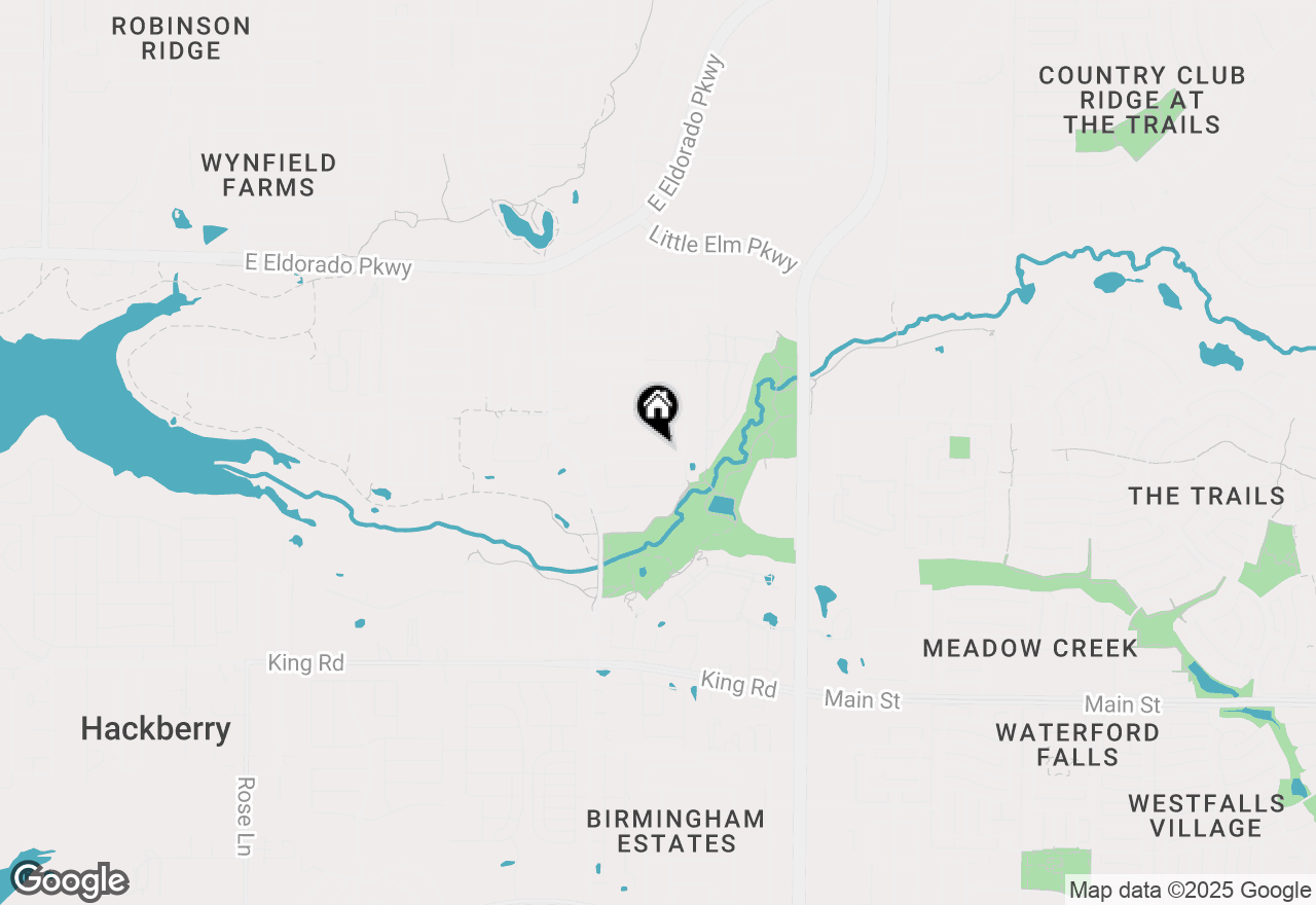 Map of 2345 Olivia Lane, Little Elm, TX 75068