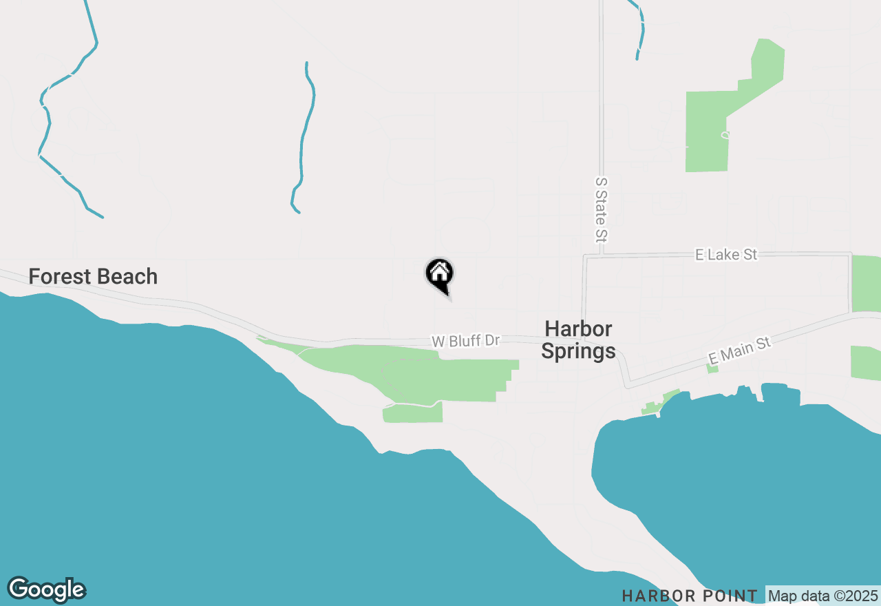 Map of 540 W Summit Street, Harbor Springs, MI 49740