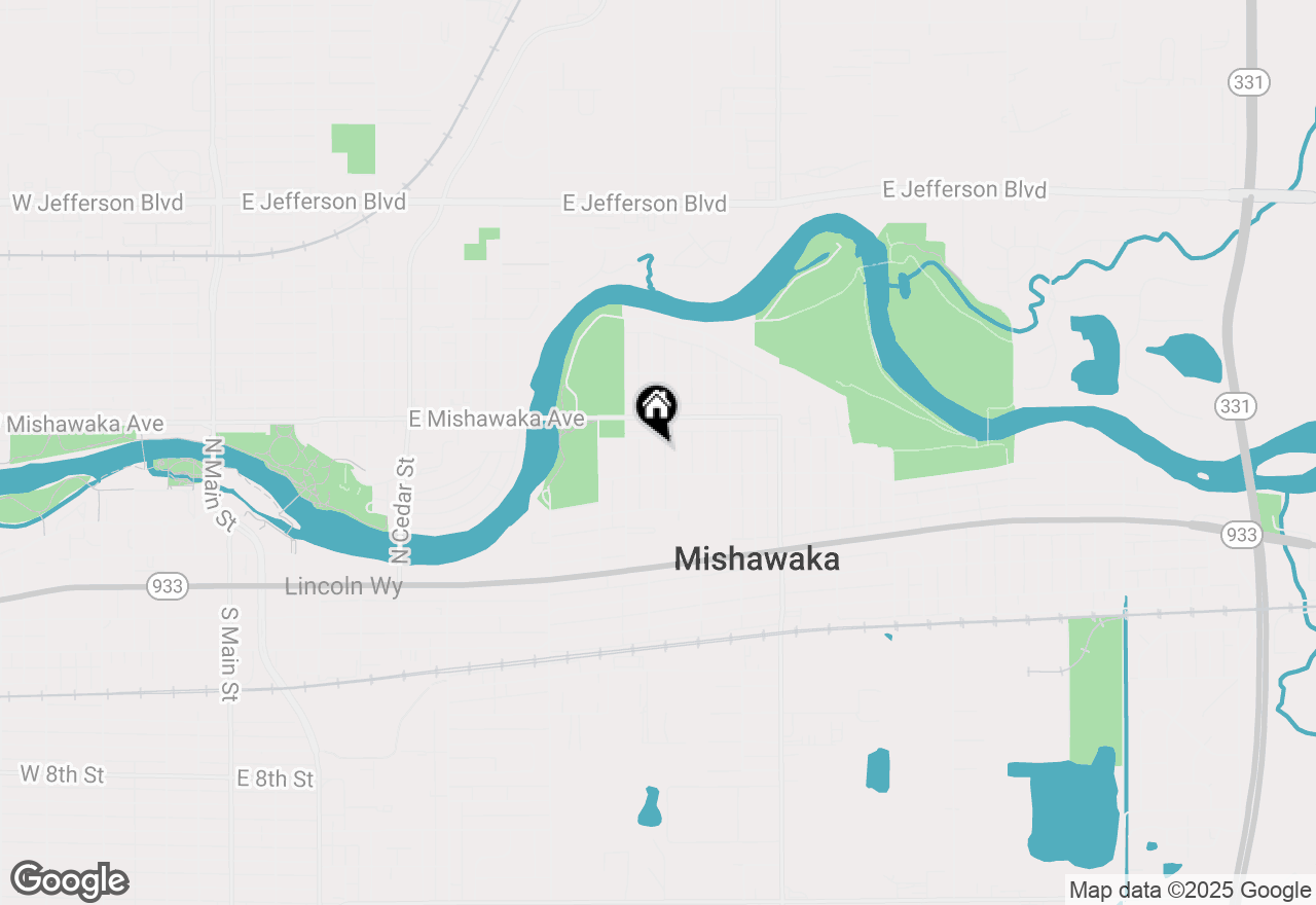 Map of 422 N Wenger Avenue, Mishawaka, IN 46544