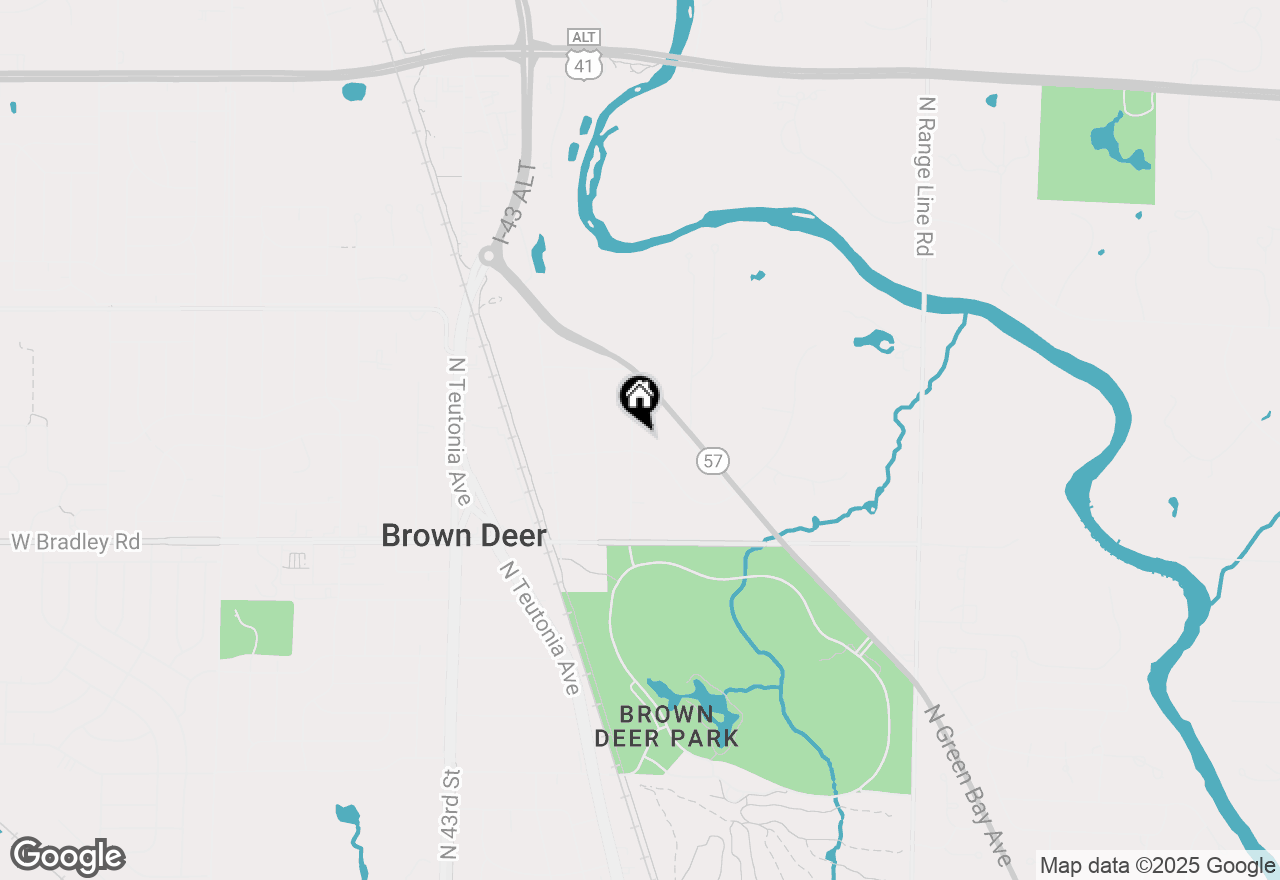Map of 8160 N 37th St, Brown Deer, WI 53209