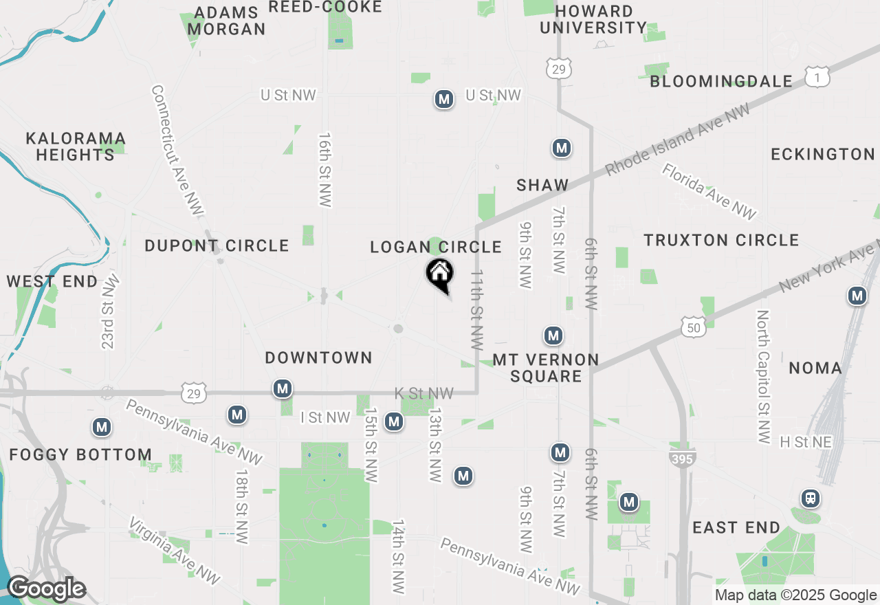 Map of 1245 13th Street Nw #101, Washington, DC 20005