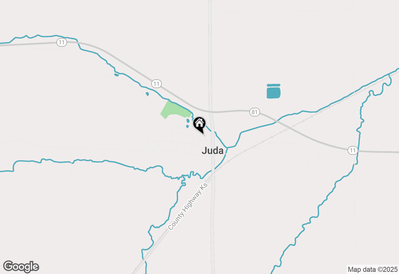 Map of W2940 Washington Street, Juda, WI 53550