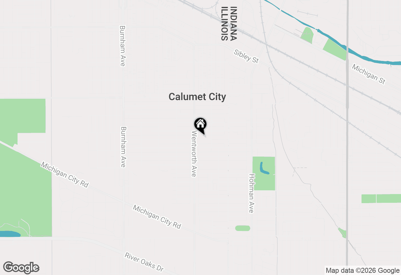 Map of 132 156th Place, Calumet City, IL 60409