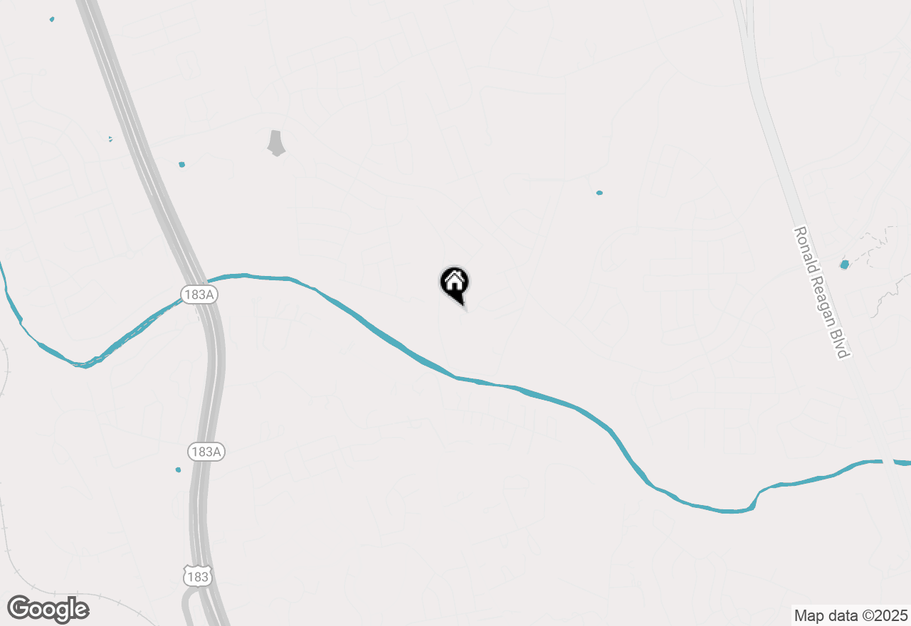 Map of 232 Manassas Dr, Leander, TX 78641