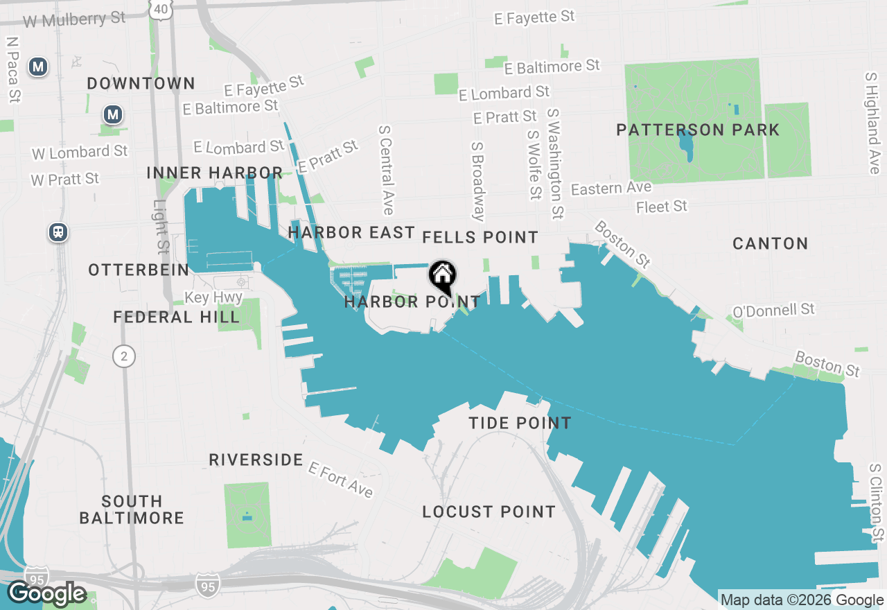 Map of 1500 Thames Street #202, Baltimore, MD 21231