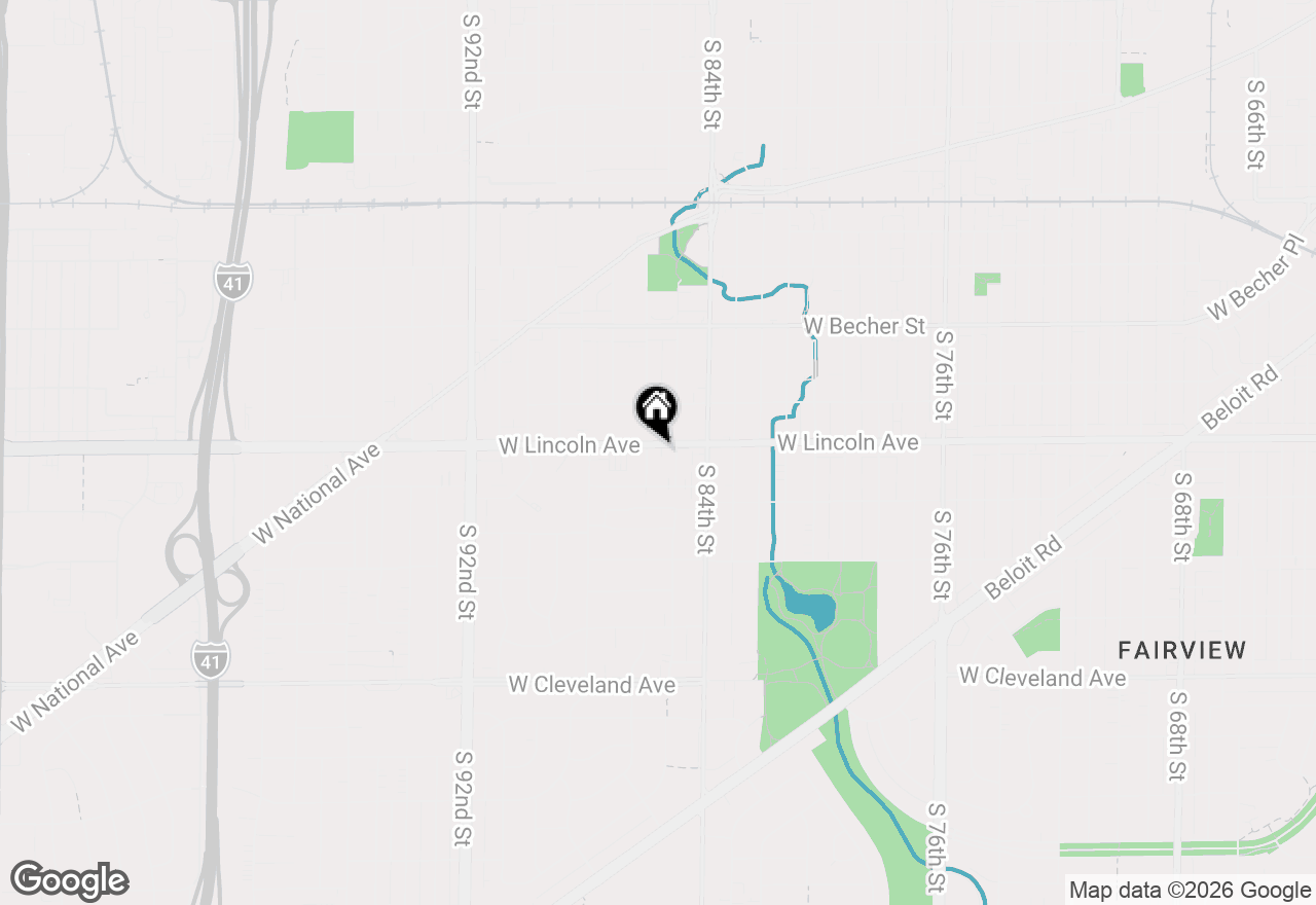 Map of 8525 W Lincoln Ave, West Allis, WI 53227