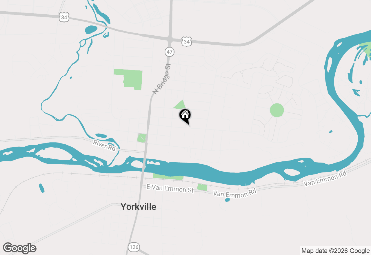 Map of 505 Freemont Street, Yorkville, IL 60560