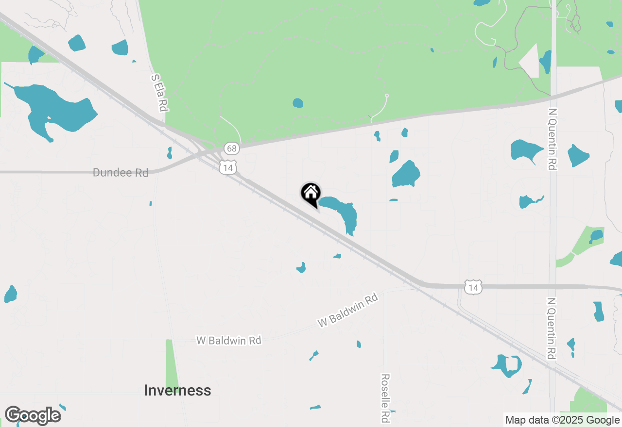 Map of 1653 W Ethans Glen Drive, Palatine, IL 60067