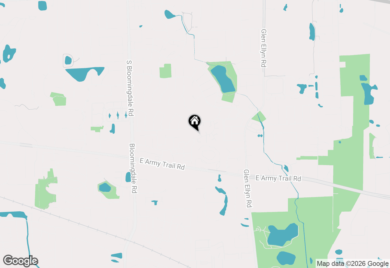 Map of 185 College Drive #B, Bloomingdale, IL 60108