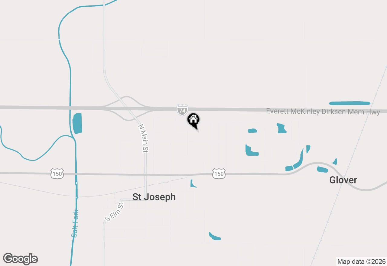 Map of (Address confidential), St. Joseph, Illinois 61873