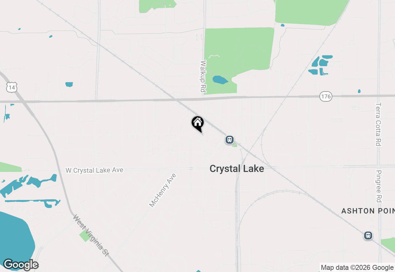 Map of 15 W Woodstock Street, Crystal Lake, IL 60014