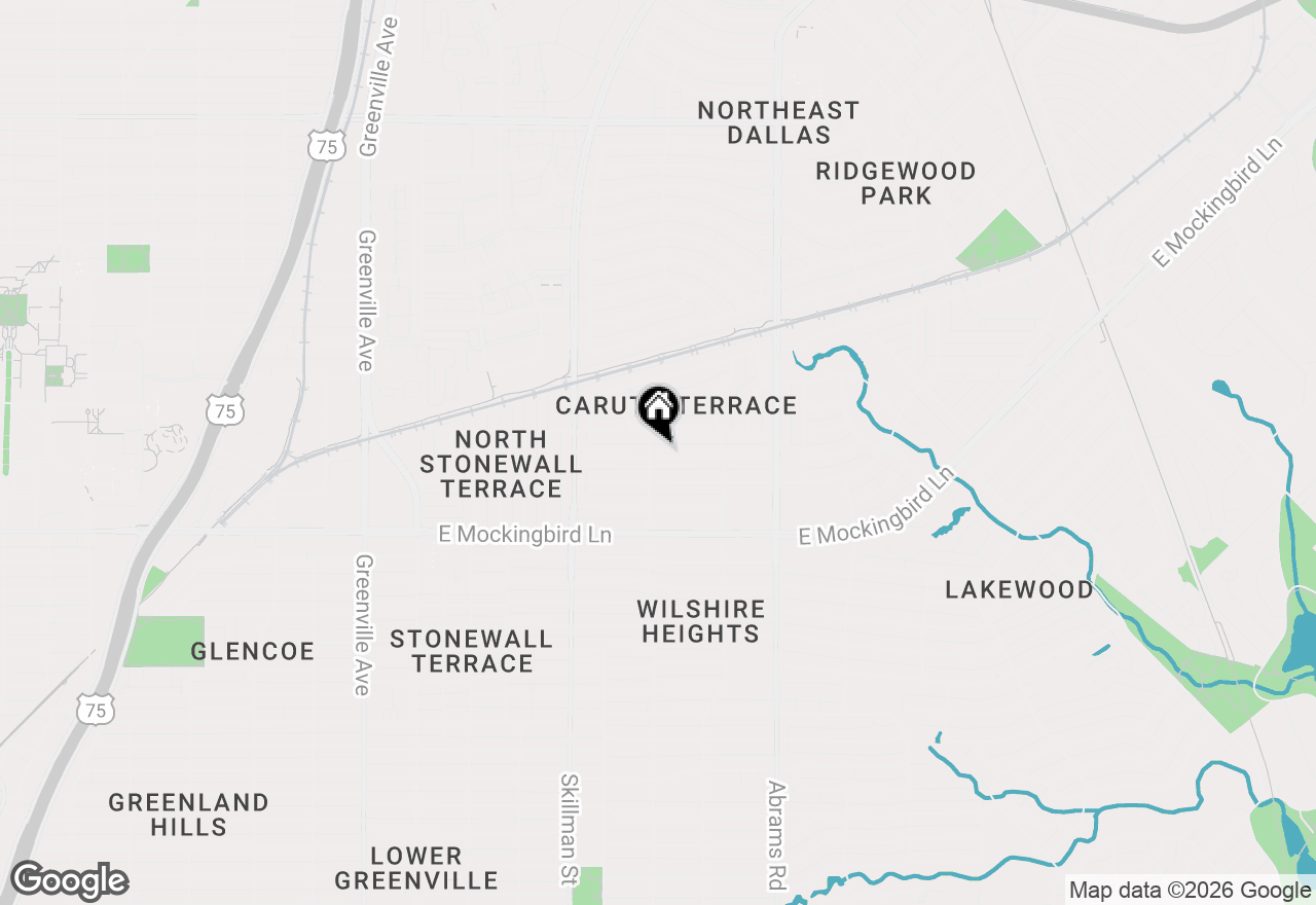 Map of 6207 Sudbury Drive, Dallas, TX 75214