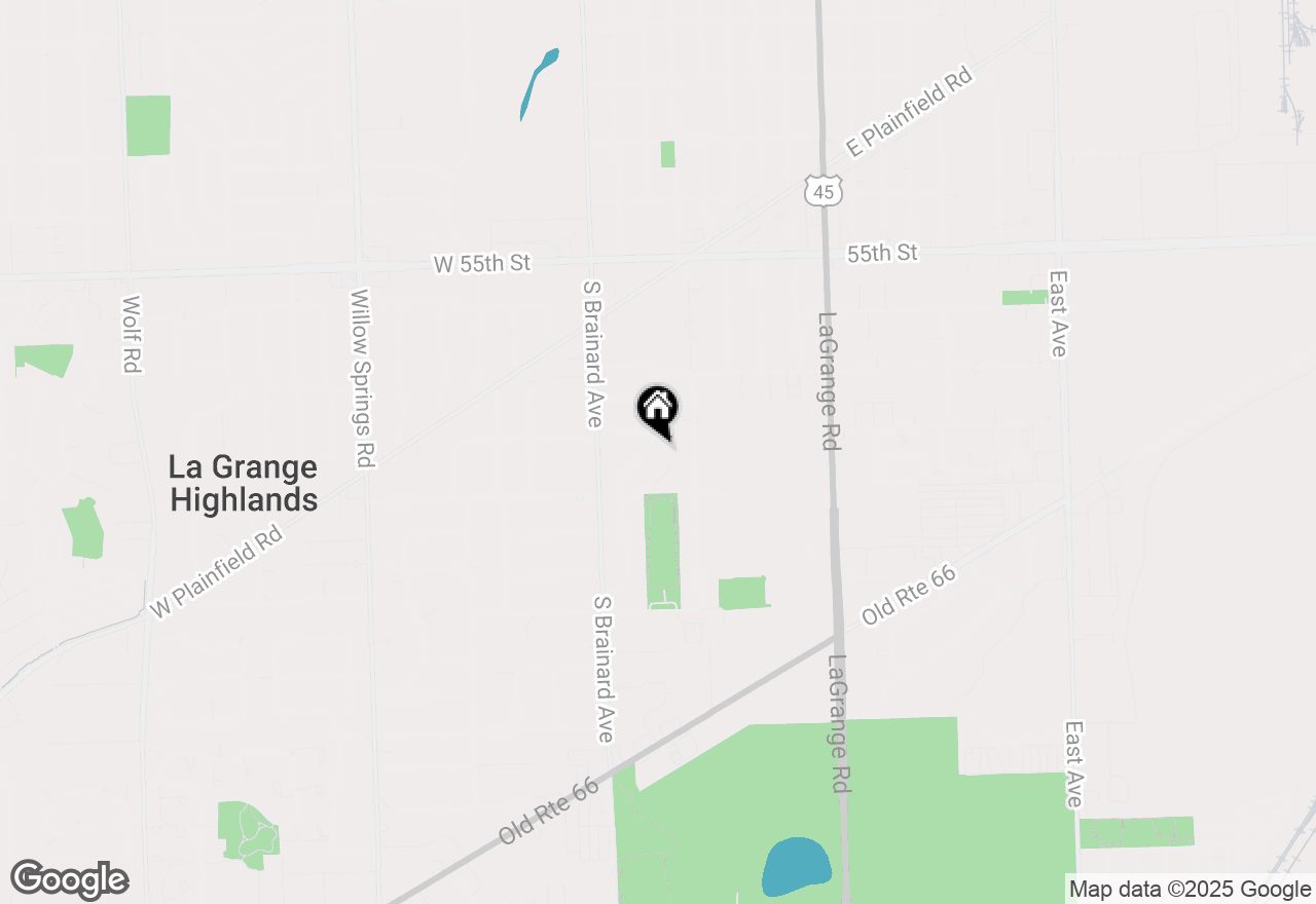 Map of 5811 Longview Drive, Countryside, IL 60525