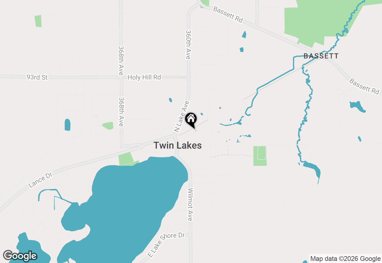 Map of 562 Gatewood Dr, Twin Lakes, WI 53181