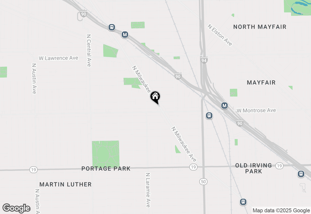 Map of 5121 W Agatite Avenue #2E, Chicago, IL 60630