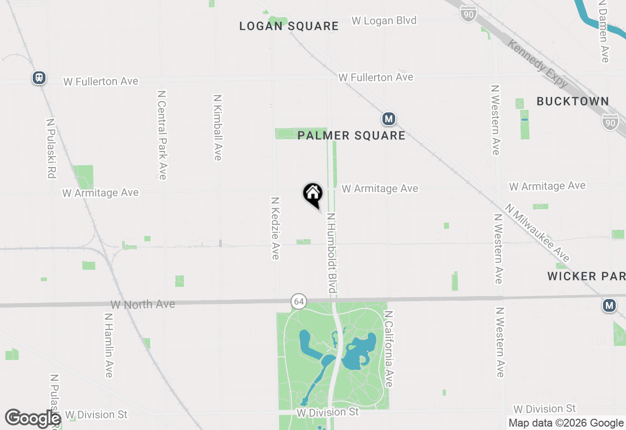 Map of 3030 W Cortland Street, Chicago, IL 60647
