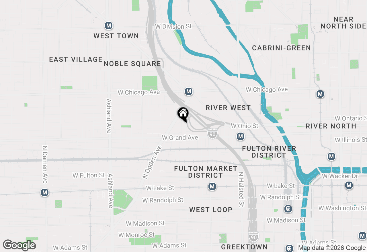 Map of 602 N May Street #3, Chicago, IL 60642