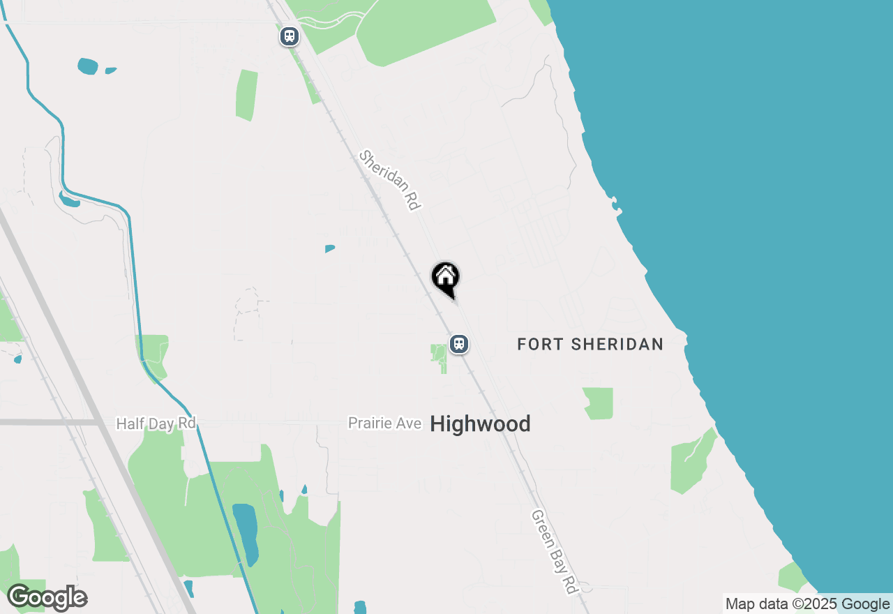 Map of 501 Bank Lane, Highwood, IL 60040