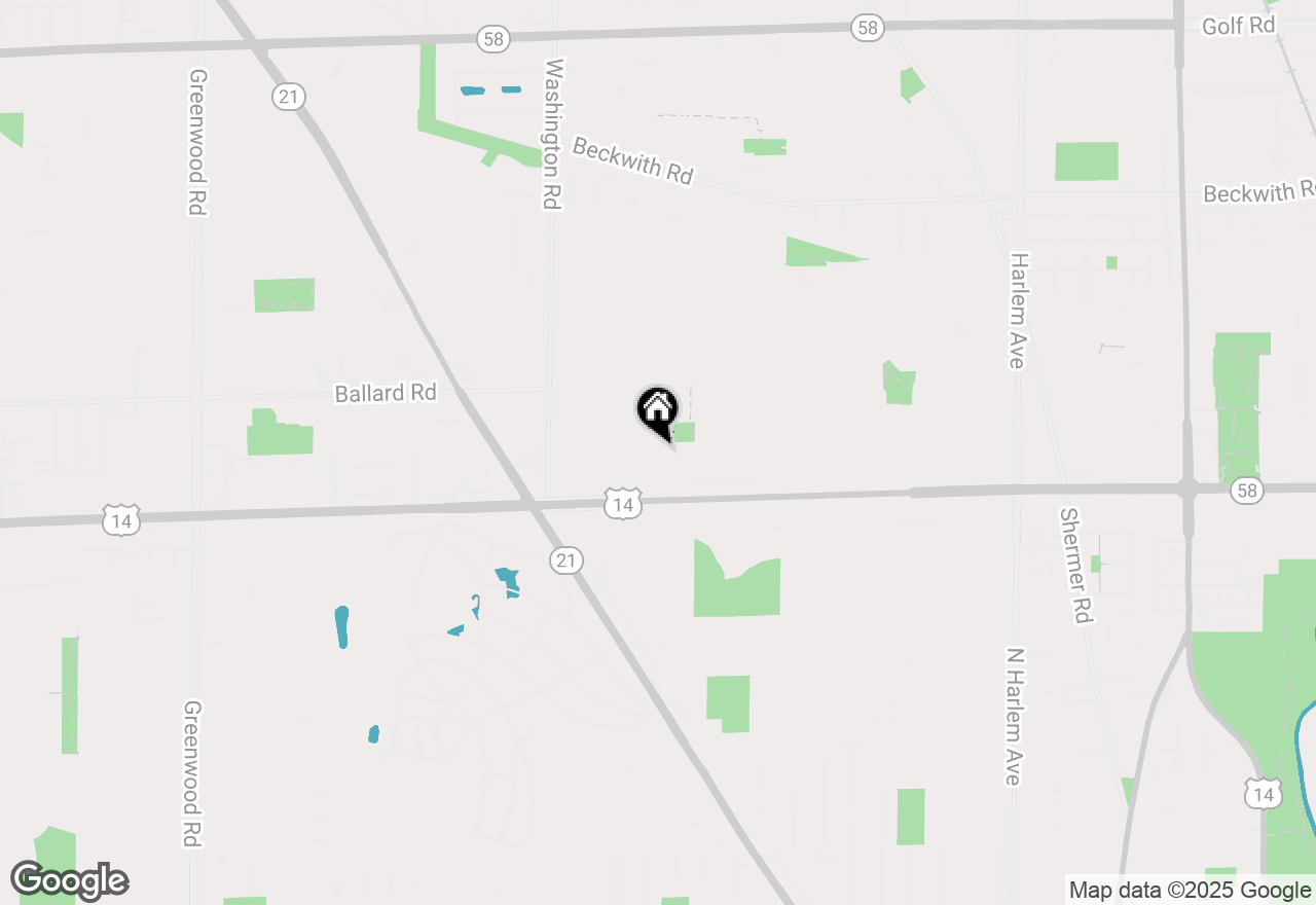 Map of 8846 N Ozanam Avenue, Niles, IL 60714