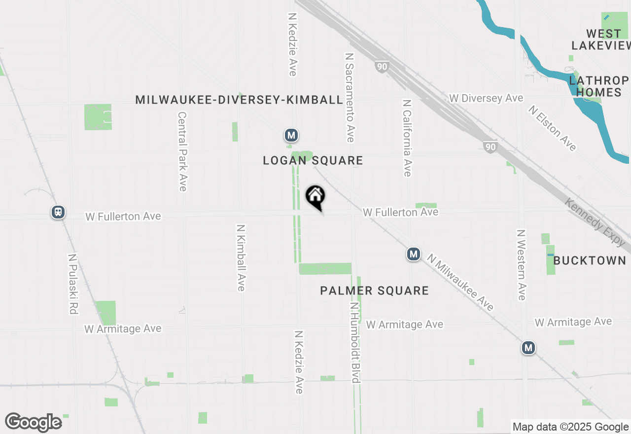 Map of 3125 W Fullerton Avenue #320, Chicago, IL 60647