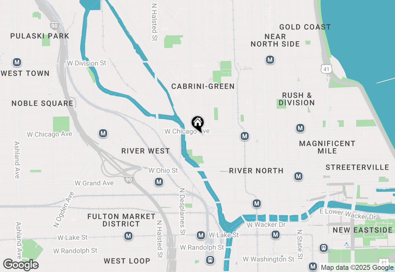 Map of 500 W Superior Street #1504, Chicago, IL 60654