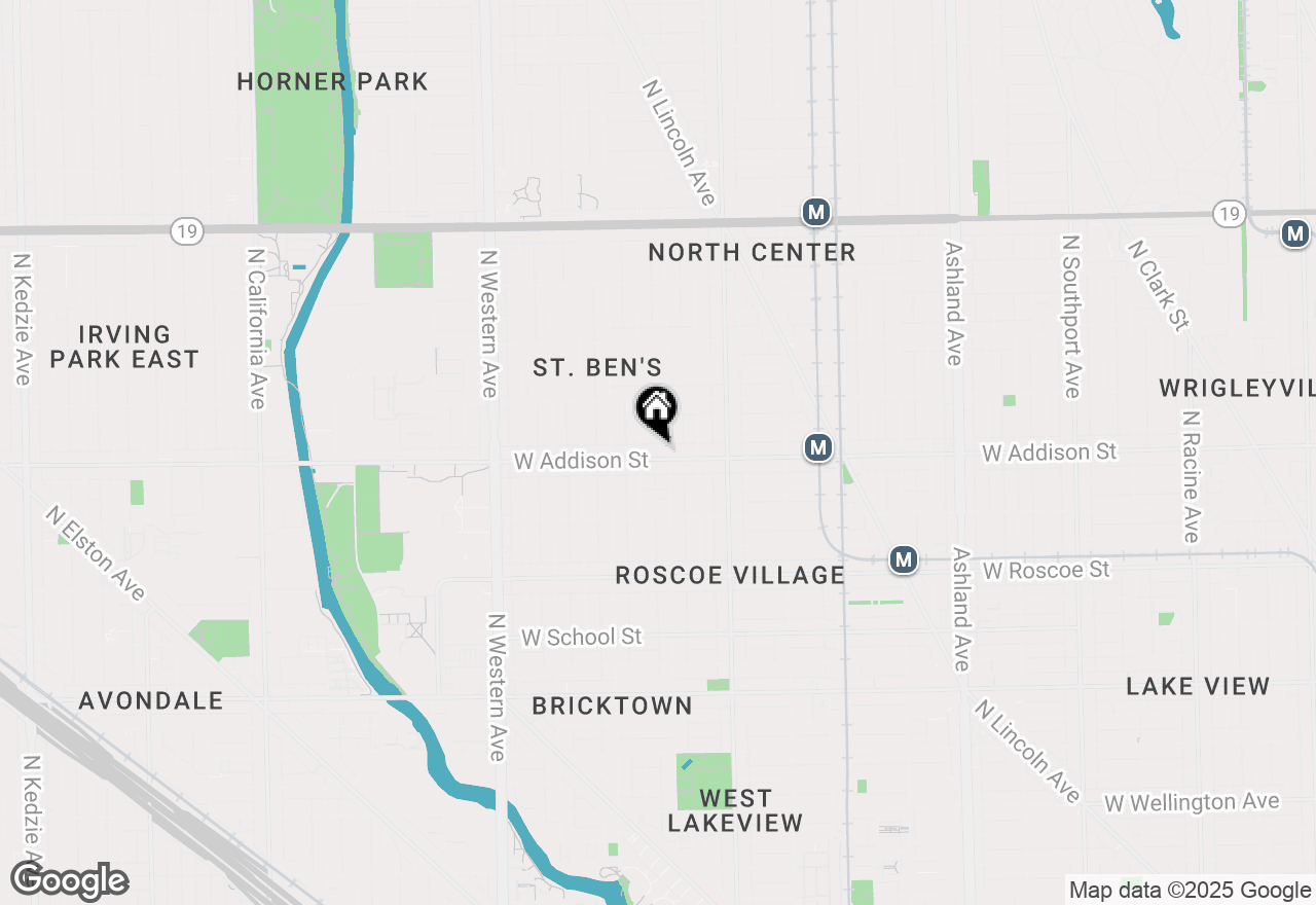 Map of 2108 W Addison Street #1, Chicago, IL 60618