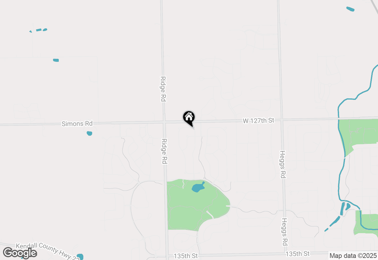 Map of 12838 Grande Poplar Circle, Plainfield, IL 60585