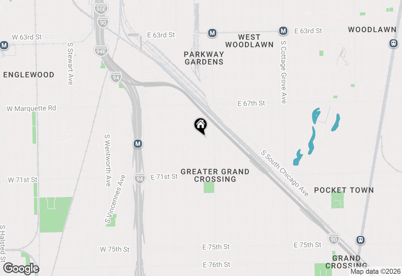 Map of 6858 S Calumet Avenue, Chicago, IL 60637
