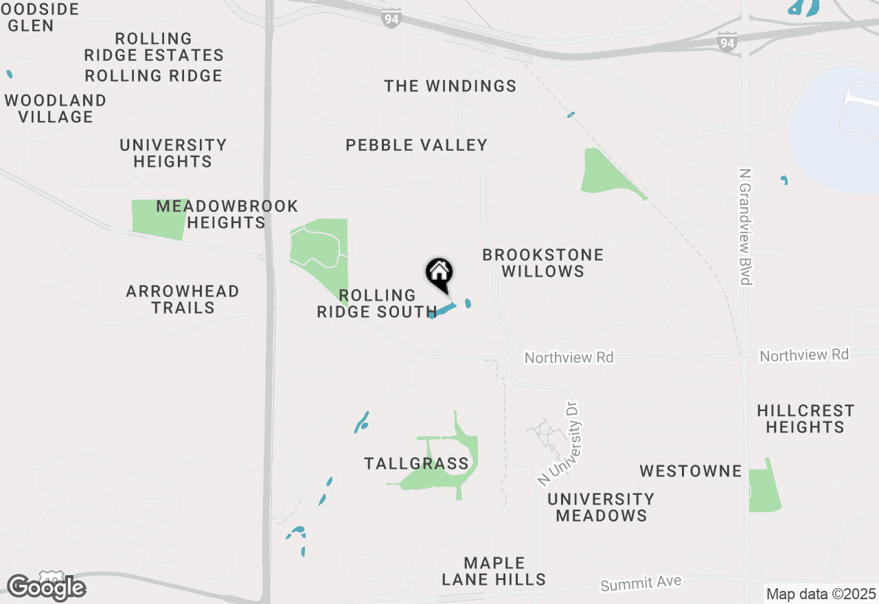 Map of 2245 Patrick Ln, Waukesha, WI 53188