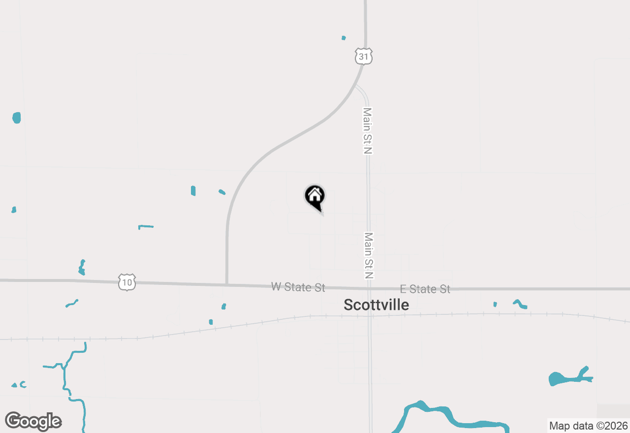 Map of 311 N Reinberg Avenue, Scottville, MI 49454