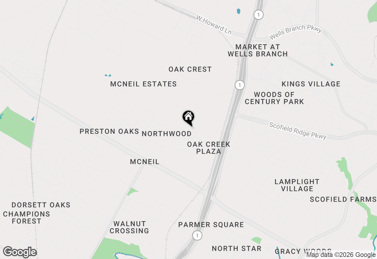 Map of 12914 Pegasus St, Austin, TX 78727