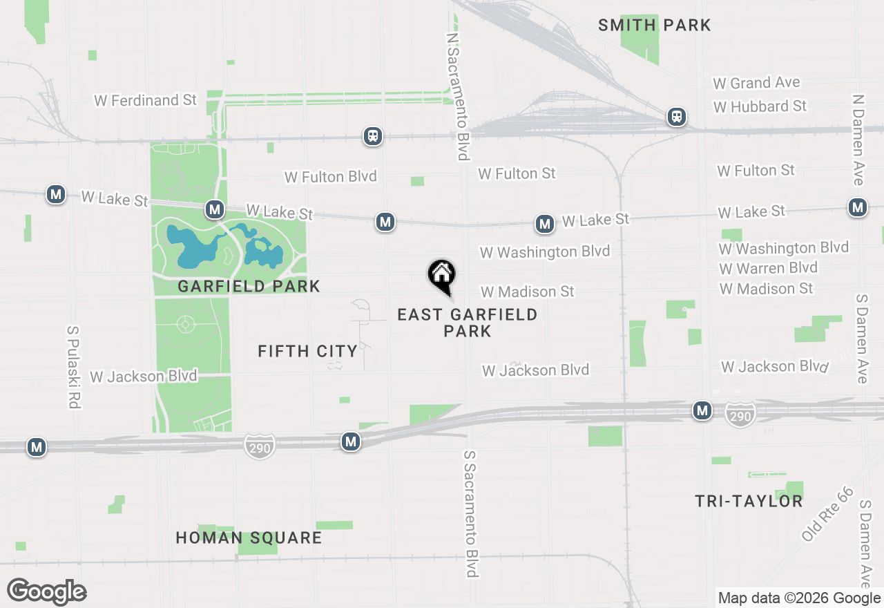 Map of 15 S Albany Avenue, Chicago, IL 60612