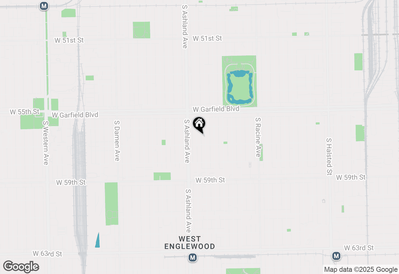 Map of 5633 S Justine Street, Chicago, IL 60636