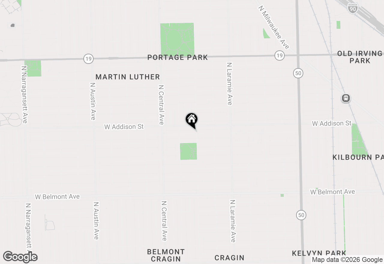 Map of 5414 W Eddy Street, Chicago, IL 60641