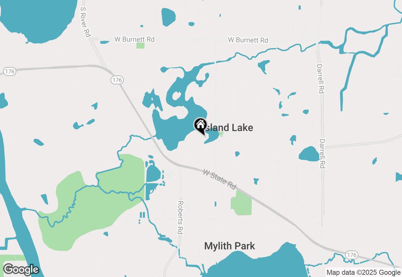 Map of 223 S Shore Drive, Island Lake, IL 60042