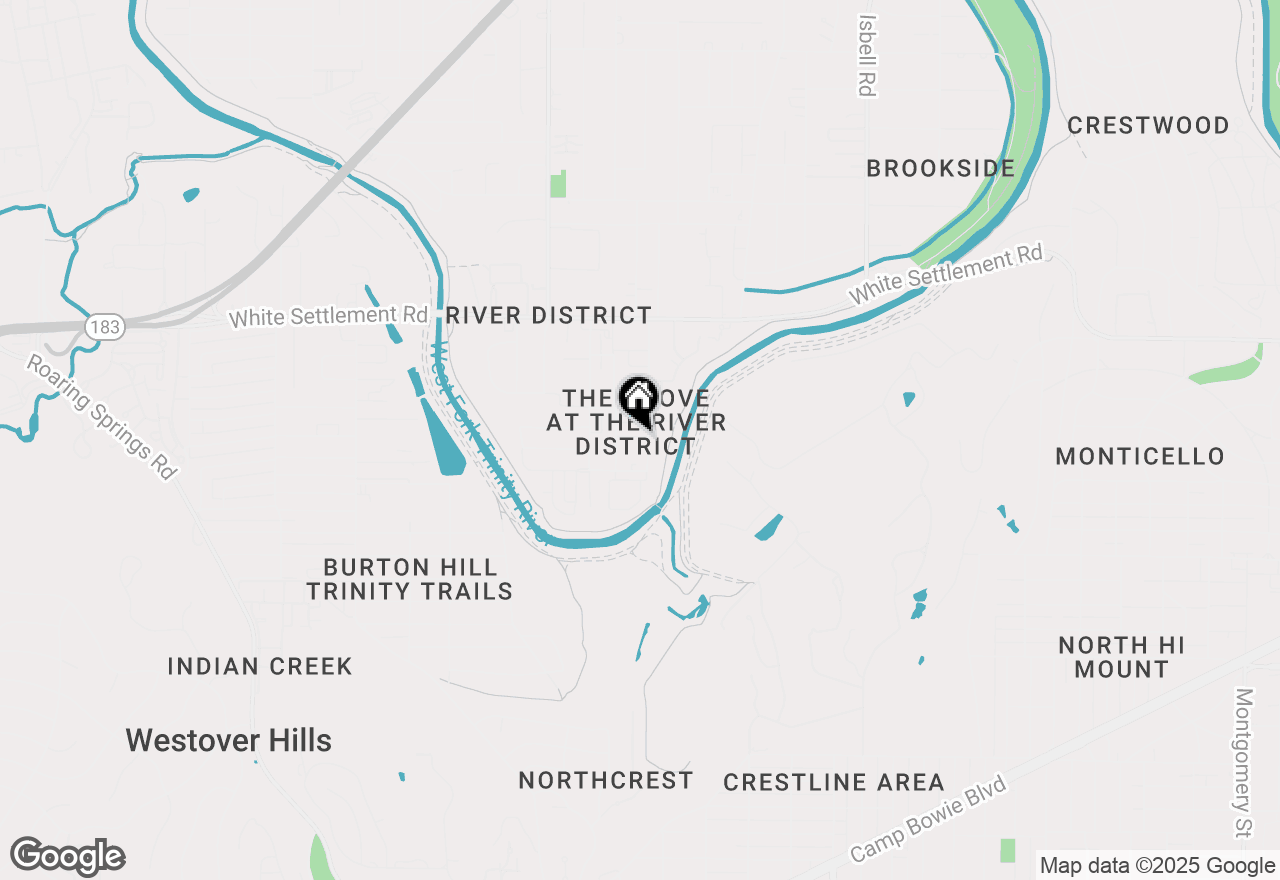 Map of 346 Nursery Lane, Fort Worth, TX 76114