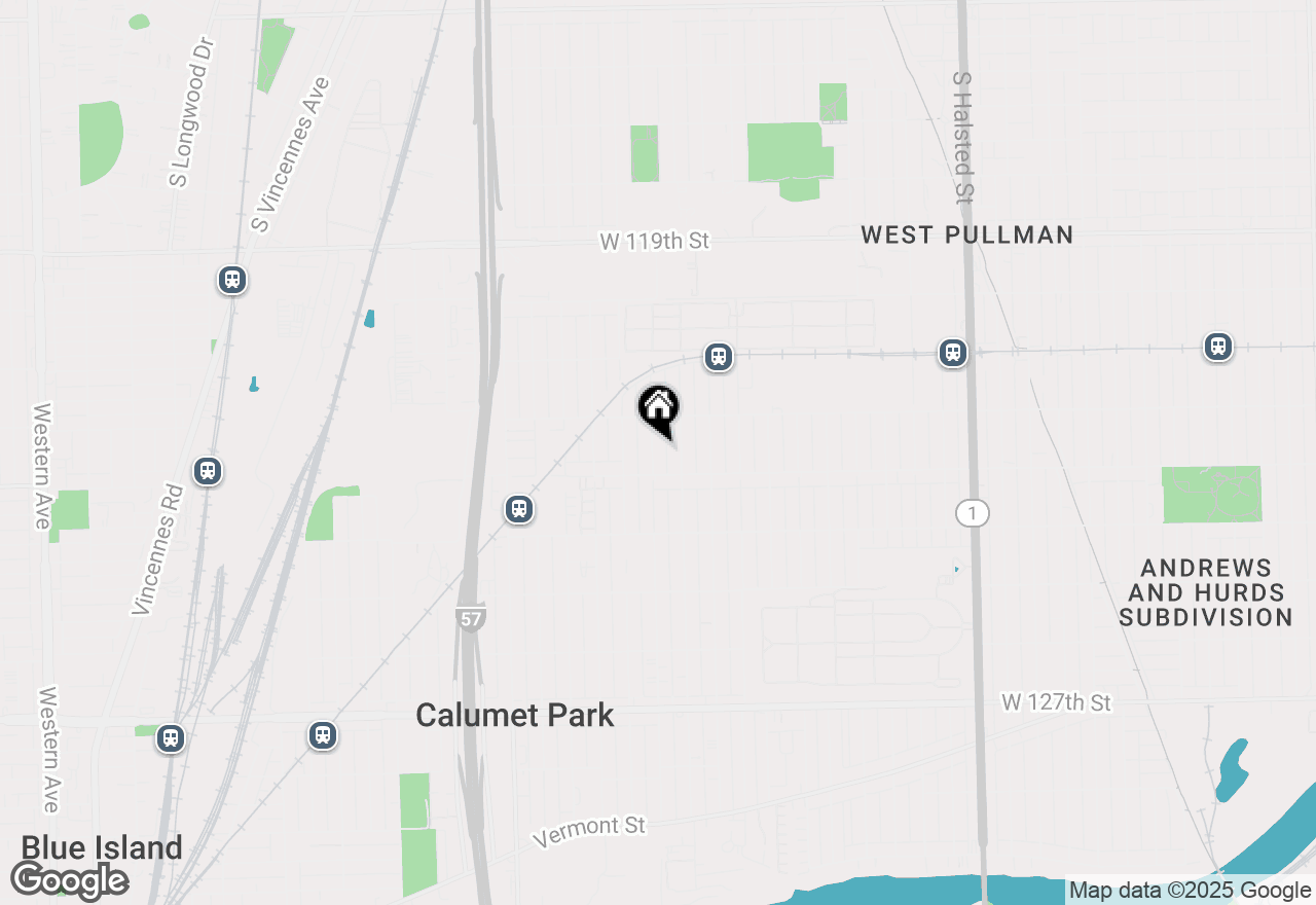 Map of 12237 S Ada Street, Chicago, IL 60643