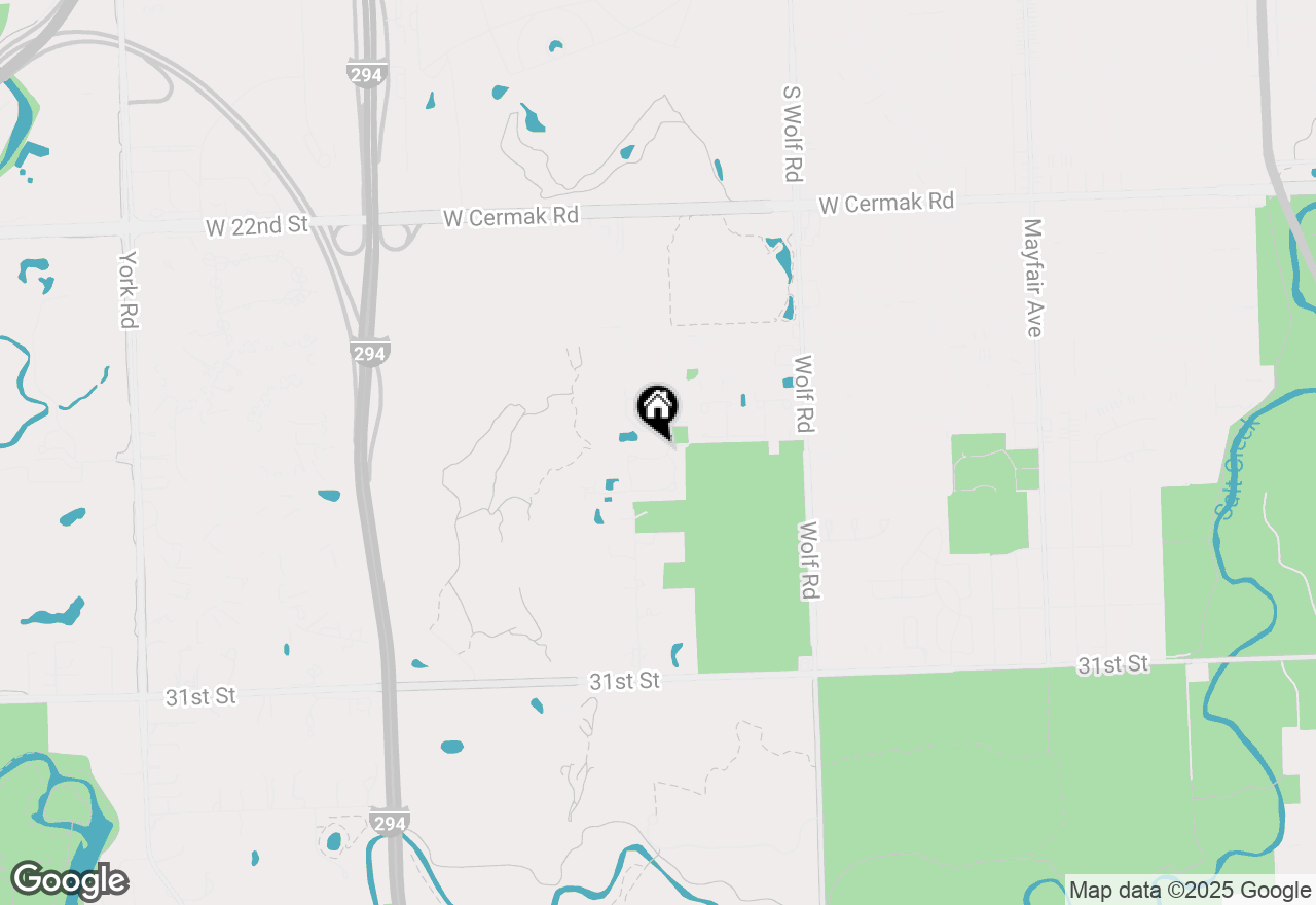 Map of 11438 Ashley Woods Drive, Westchester, IL 60154