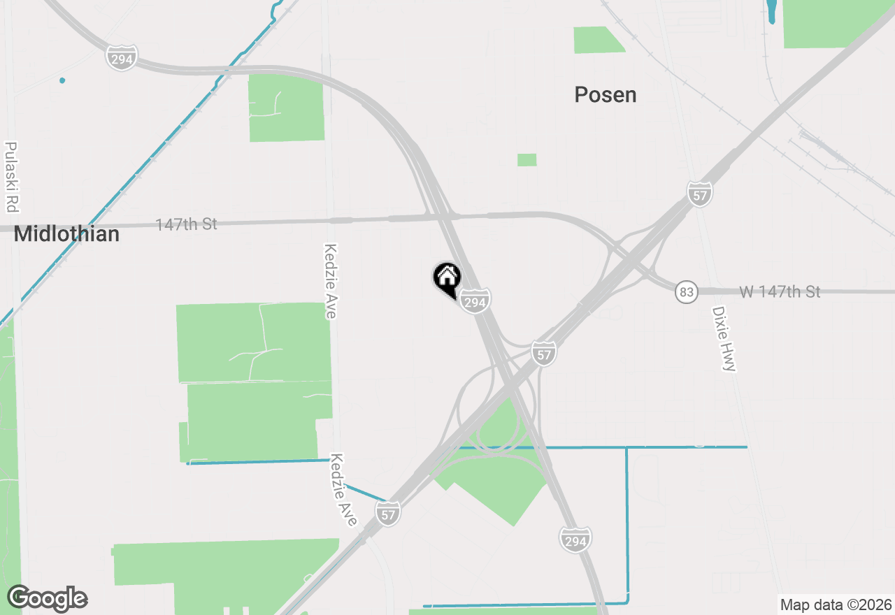 Map of 14912 S San Francisco Avenue, Posen, IL 60469
