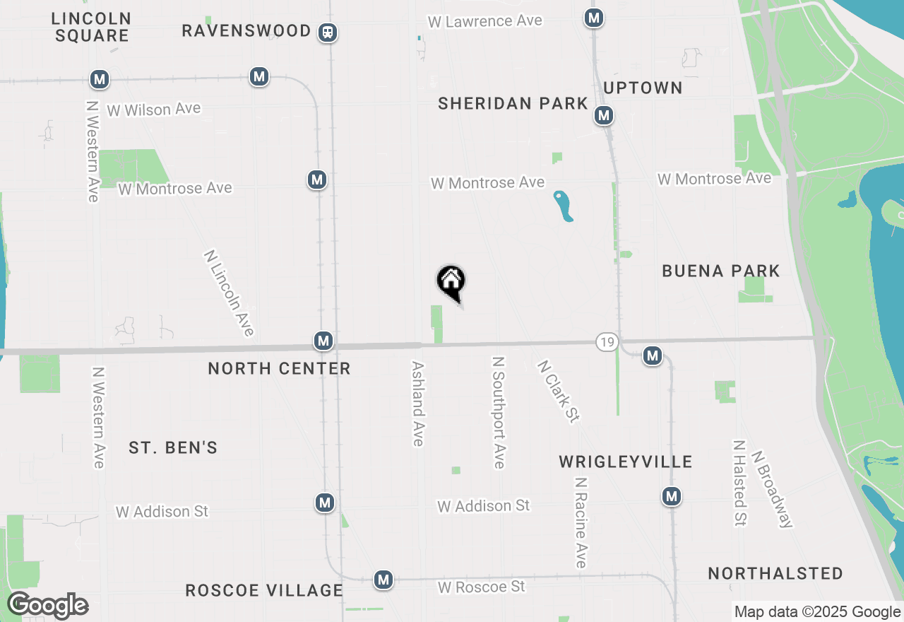 Map of 4053 N Greenview Avenue #1, Chicago, IL 60613