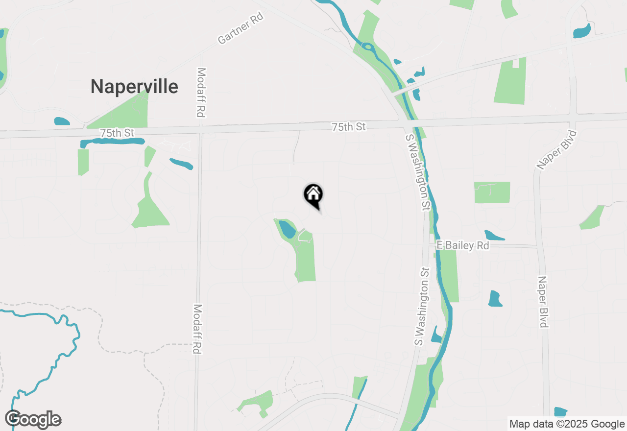 Map of 213 Winding Creek Drive, Naperville, IL 60565