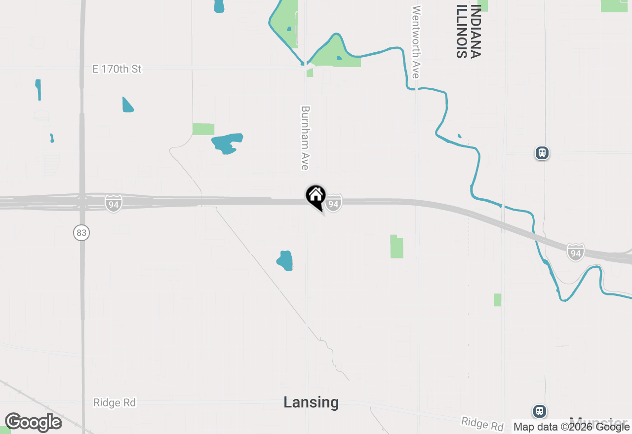 Map of 17524 Walter Street, Lansing, IL 60438